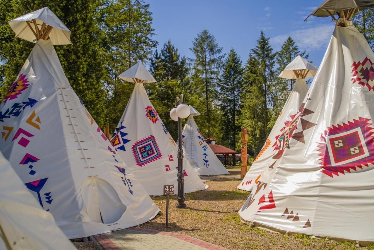 Wioska Indianska River Park Zator Kültér fotó
